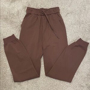 🆕 Lululemon Stretch High-Rise Jogger – Dark Oxide – Size 0 – NWOT